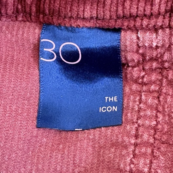 Pilcro Anthropologie Icon Corduroy Pants Women's Size 30 Burgundy Wine Stretch - Picture 9 of 16